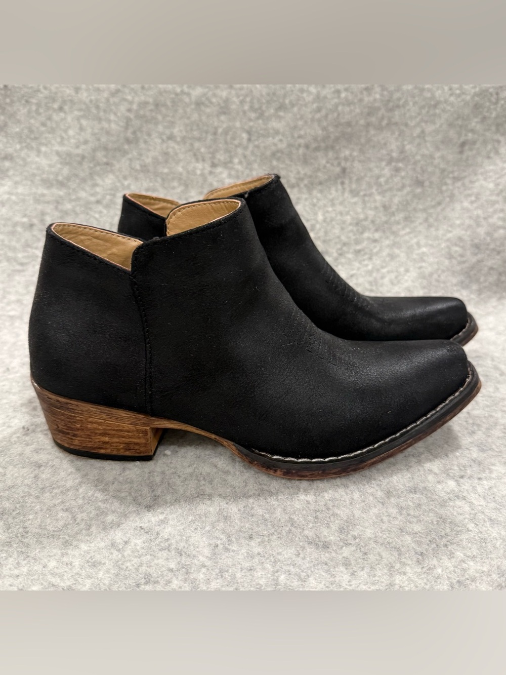 Roper Women’s Size 6 Black Western Ankle Booties Cowboy Cowgirl Boots